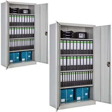 Set van archiefkasten met 5 planken 180x90x40cm, Verzenden