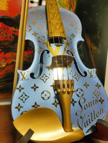 fp pop art - Louis vuitton Violon et Capsule 60cm Bleu