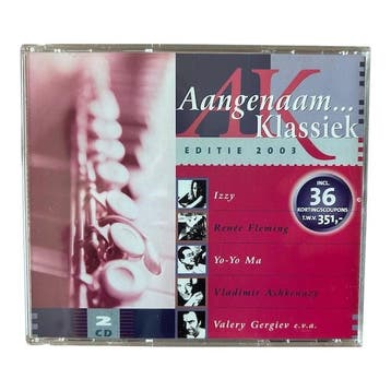 Aangenaam Klassiek Editie 2003 (2CD) (CD) (TWEEDEHANDS), Cd's en Dvd's, Cd's | Overige Cd's, Verzenden, Nieuw in verpakking