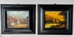 Cadre (2) - Bois - Paire de tableaux à lhuile