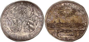 Duitsland, Nürnberg, stad. Stadt Nürnberg. Reichstaler 1663