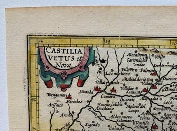 Spanje - Castillia; G. Mercator - Castilia vetus & nova. -
