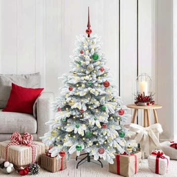 vidaXL Kunstkerstboom met 150 LED met standaard Wit 150 cm, Verzenden
