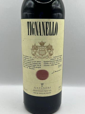 1991 Marchesi Antinori - Tignanello - Toscane IGT - 1 Fles, Nieuw