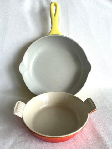 Le Creuset, & Cousances France - Pan (2) - Intens Geel &
