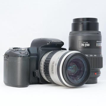 Pentax Z-10 + F Zoom 70-200mm F4-5.6 + 28-80mm Appareil, Nieuw
