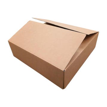 Vouwdoos 470x460x140 Enkelgolf Karton Bruin FEFCO 0201 (25, Ophalen of Verzenden