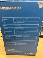 MINISFORUM GN34 mini pc nieuwstaat in orginele doos ,mooi, Nieuw
