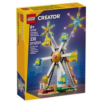LEGO Creator - Vieringenserie: Reuzenrad met Vuurwerk - 4075, Verzenden, Nieuw