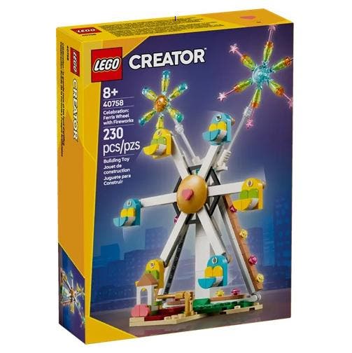 LEGO Creator - Vieringenserie: Reuzenrad met Vuurwerk - 4075, Collections, Collections Autre, Envoi
