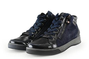 Ara Hoge sneakers in maat 38 Blauw, Sneakers, Ara, Gedragen, Verzenden