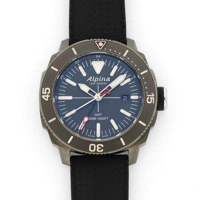 Alpina - Seastrong Diver GMT - Zonder minimumprijs -, Bijoux, Sacs & Beauté, Montres | Hommes