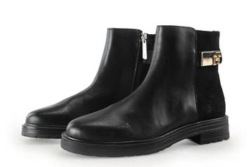 Tommy Hilfiger Chelsea boots in maat 36 Zwart, Verzenden, Zwart, Overige typen, Zo goed als nieuw