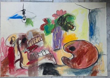 Anton Martineau (1926-2017) - Stilleven met Minotaur, Antiek en Kunst