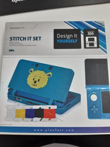 Stitch It Set 3in1 Blue Edition (3DS Accessoires), Ophalen of Verzenden