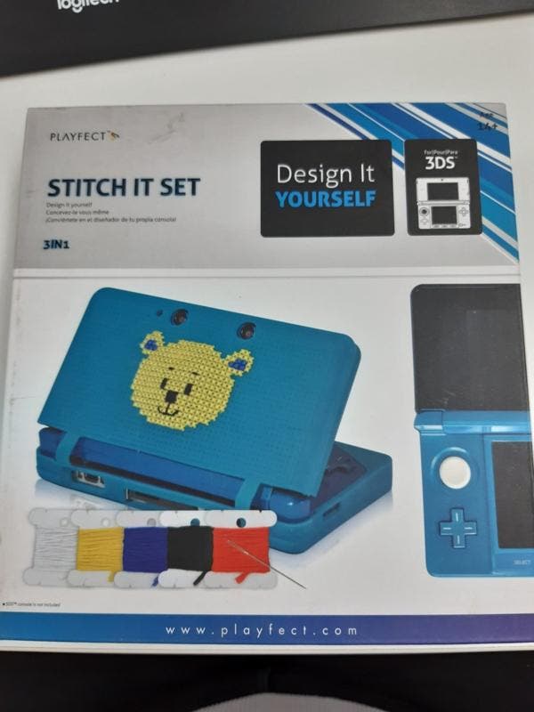 Stitch It Set 3in1 Blue Edition (3DS Accessoires), Consoles de jeu & Jeux vidéo, Consoles de jeu | Nintendo 2DS & 3DS, Enlèvement ou Envoi