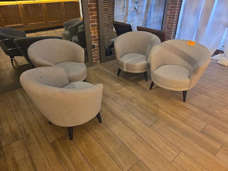 (4x) Fauteuils Leta, Jardin & Terrasse, Ensembles de jardin