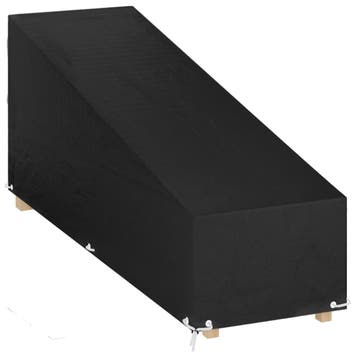 vidaXL Ligbedhoes met 12 oogjes 205x75x40/70 cm polyetheen, Tuin en Terras, Verzenden, Nieuw