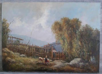 Gaetano Vincenzo Domini (XX) - Scena agreste