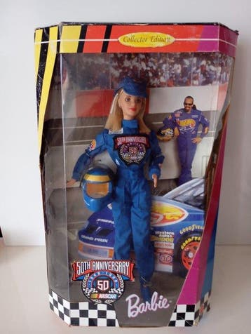 Mattel - Poupée Barbie Barbie Doll 1998 Nascar 50 th