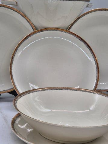 Service de table pour le dîner (6) - Bavaria Waldershof –, Antiquités & Art