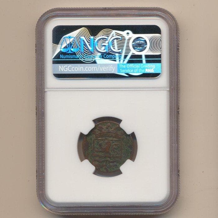 Nederlands-Indië, Zeeland. VOC Duit 1766 (Zonder, Postzegels en Munten, Munten | Nederland
