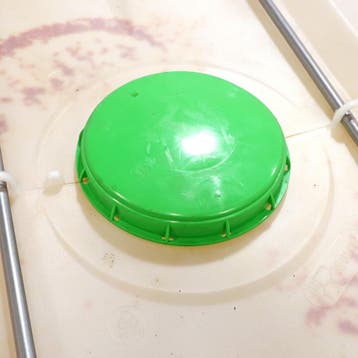 Gebruikte IBC Container vloeistofcontainer 1000 ltr, Ophalen of Verzenden, Gebruikt