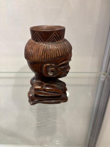 Beker - Hout, Antiek en Kunst