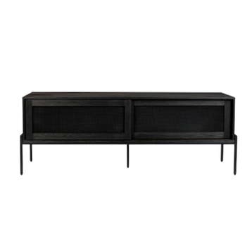 Zuiver Hardy Dressoir Zwart Eiken - TV-meubel, Verzenden, 150 tot 200 cm, Eikenhout, Zo goed als nieuw
