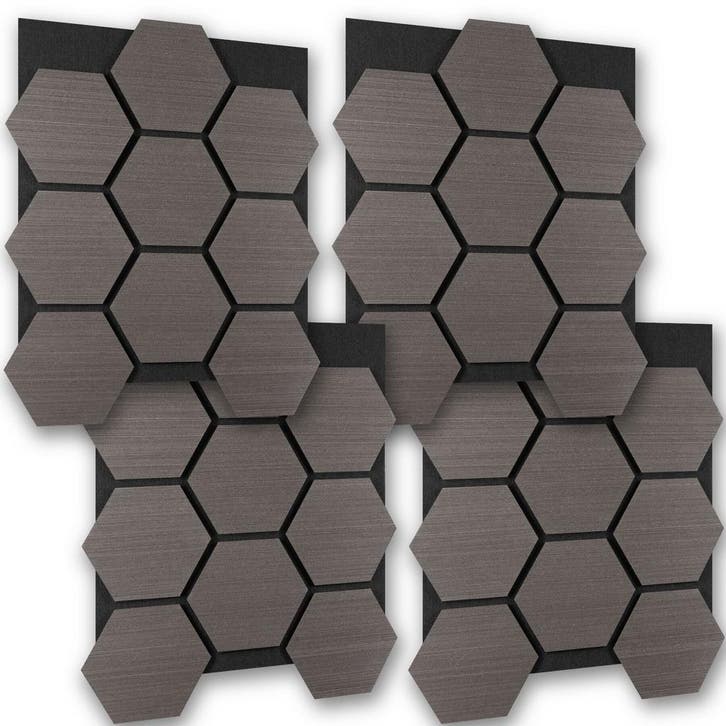 Akoestische panelen Sonic Shield houtlook - eiken grijs, Maison & Meubles, Bureaux, Envoi