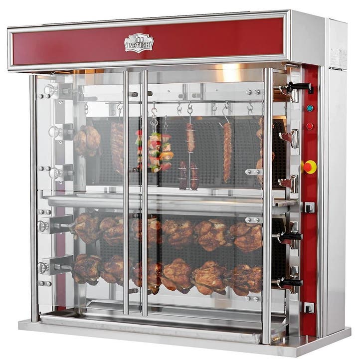 Kippengrill | SÉDUCTION LARGE | Gas | 5 Spitten (4x, Zakelijke goederen, Horeca | Keukenapparatuur, Nieuw in verpakking, Verzenden