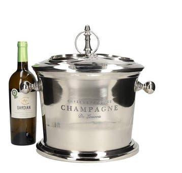 Rafraîchisseur à champagne - Acier, Antiquités & Art