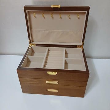 Boîte à bijoux - Coffret à bijoux - Bois - Jewelry Box