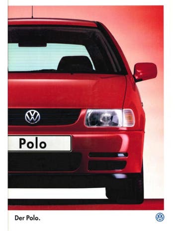 1997 VOLKSWAGEN POLO BROCHURE DUITS, Ophalen of Verzenden, Nieuw