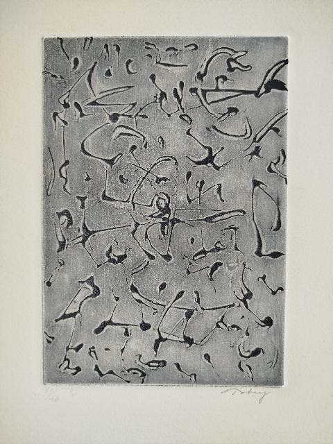 Mark Tobey (1890-1976) - Etude, Antiquités & Art, Antiquités | Autres Antiquités