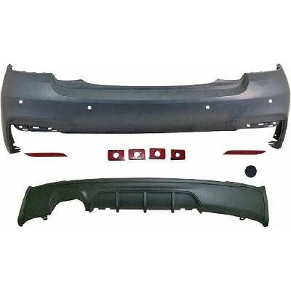 Performance look achterbumper BMW 2 serie F22 en F23 B9233, Auto-onderdelen, Carrosserie, Nieuw, Herkomst onderdeel bekend, BMW
