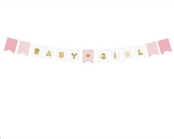 Banner Baby Girl Mix 1,75m, Verzenden, Nieuw