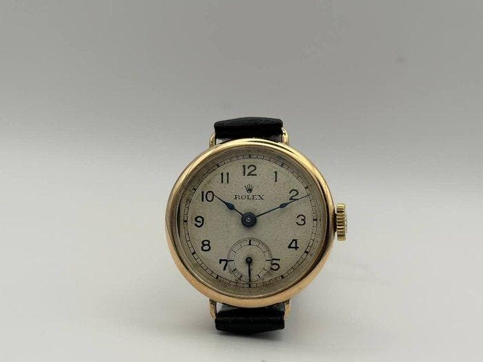Rolex - Solid Gold 9K Antique Ladie’s Wristwatch ca., Bijoux, Sacs & Beauté, Montres | Hommes