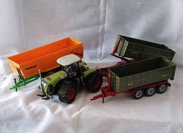 Siku en Wiking 1:32 - Model vrachtwagen (4) - Claas Xerion, Hobby en Vrije tijd, Nieuw