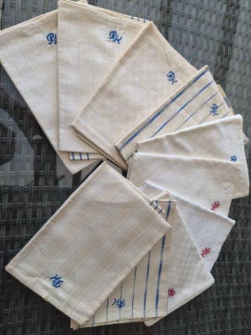 Handdoek (10) - 100 cm - 50 cm - Antieke handdoeken