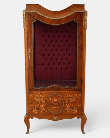Vitrine - Palissander, marqueterie