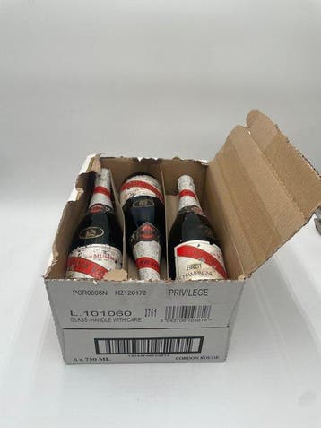 G.H. Mumm & Co., Cordon Rouge - Champagne Brut - 6 Flessen, Nieuw
