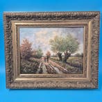 Niederländische Schule - Weite Landschaft mit Paar auf