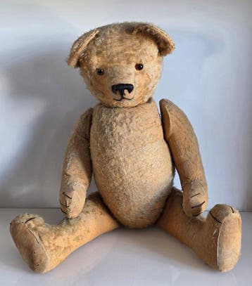 Unmarked - Teddybeer - First Half 20th Century Jointed Teddy