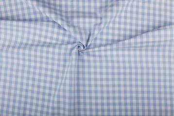 Boerenbont stof blauw wit geruit - 10mm geruit, Blauw, 120 cm of meer, Ophalen of Verzenden, Katoen