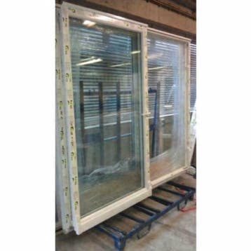 PVC kiep schuifraam/pui 250x215cm in voorraad, Kunststof, 225 cm of meer, Nieuw, Ophalen of Verzenden