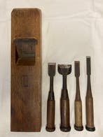 Outil de travail (5) - Grand Kanna & 4 ciseaux à bois