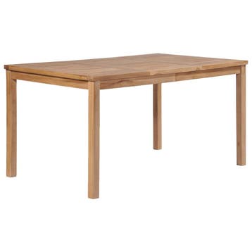 Tuintafel massief teak | Tweede kansje | OP = OP, Tuin en Terras, Verzenden, Zo goed als nieuw, Rechthoekig, Teakhout