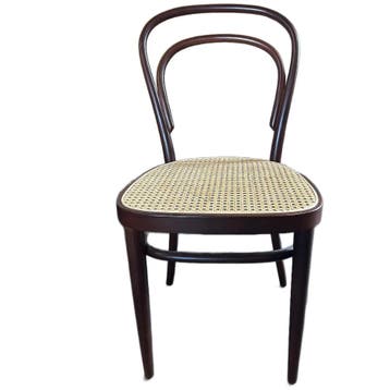 Thonet Eetkamerstoel 214 Donkerbruin - Showroommodel -, Maison & Meubles, Verzenden