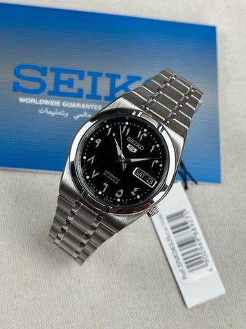 SEIKO 5 - Day-Date - Zonder minimumprijs - DIAL NERO, -